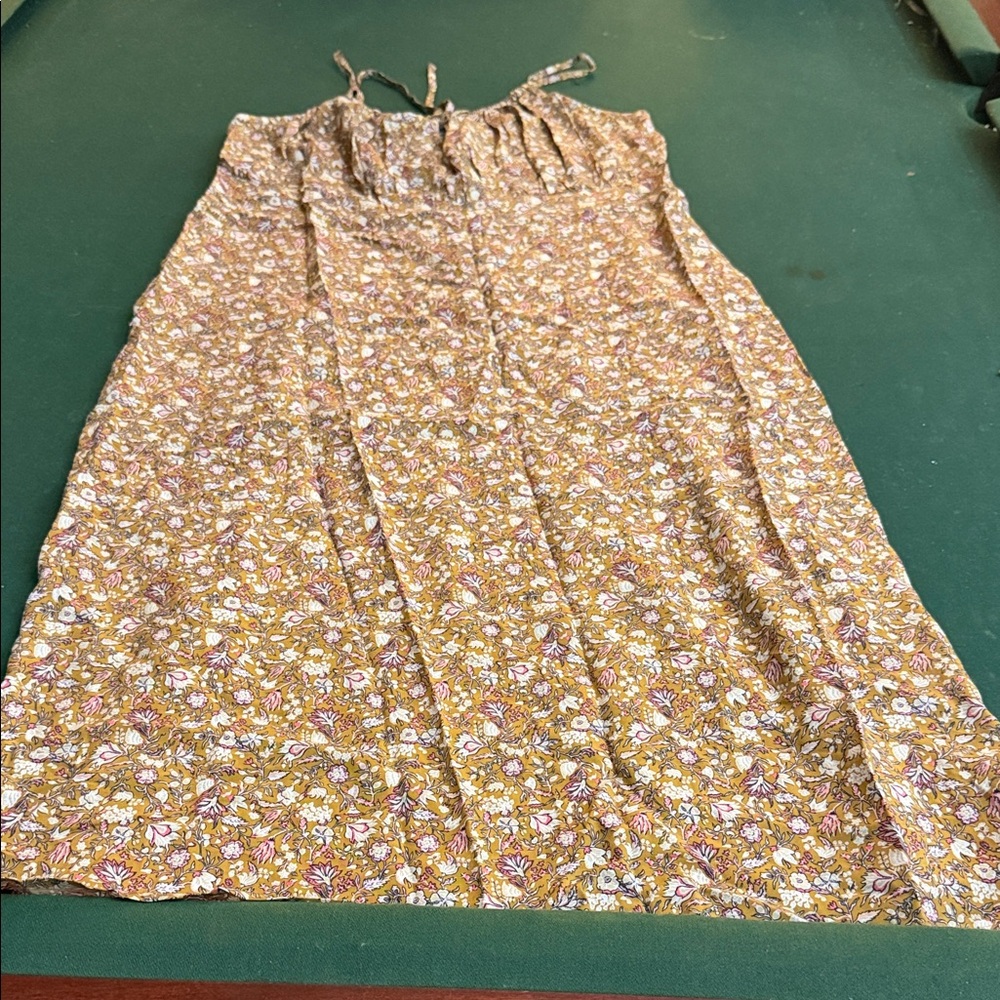 Old Navy Floral High Low Dress - Yellow and Purple. CAJA. # 1. C